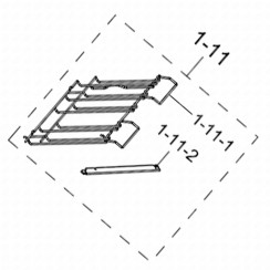 Left telescopic rail set original