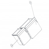 Lower drawer reference no. 41 388X237X213 mm