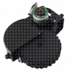 Left wheel with motor