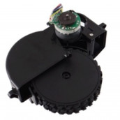 Left wheel with motor