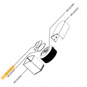 Chrome lock control (mark MS-624914) NESPRESSO VERTUO NEXT