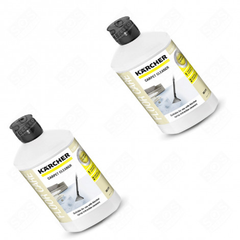 ORIGINAL SET OF 2 CARPET AND RUG CLEANERS 1L STEAM CLEANER - 6.295-771.0
