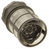 Cylinder filter with grille