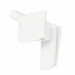 Right and left fixing pins for flap