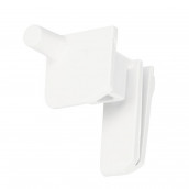 Right and left fixing pins for flap