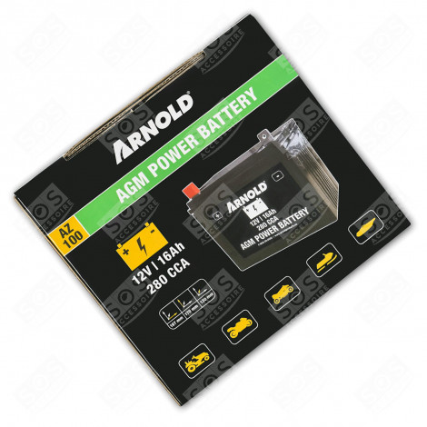 AGM 12V 16AH 280CCA BATTERY GARDENING - 5032-U3-0002
