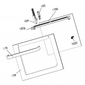 Door glass (mark 178)