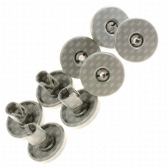Set of 8 original lower basket wheels