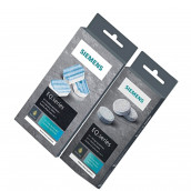 Set of 10 cleaning tablets, with 3 descaling tablets