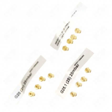 INJECTOR KITS, JET ELECTRIC / GAS HOBS - 488000629918, C00629918