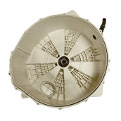 Rear half of drum with bearings