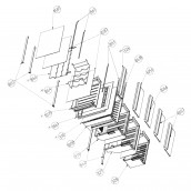 Upper container (freezer part mark 336)
