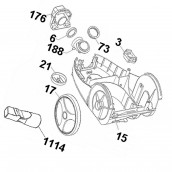 Rear wheel (mark 17)