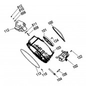 Threaded screw (mark 124)