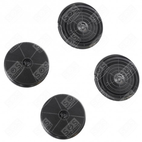 SET OF 2 ORIGINAL CHARCOAL FILTERS EXTRACTOR HOOD - FLT6REF - 690073176