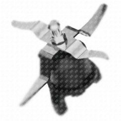 Blade with seal and bolt