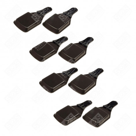 SET OF 8 ORIGINAL SQUARE BOWLS RACLETTE, GRILL, WOK - XA400202