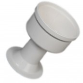 White bowl of the herb grinder