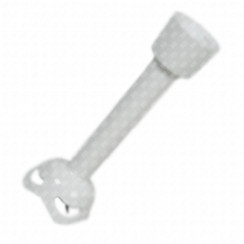 Mixer foot white 2 blades