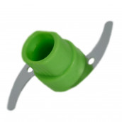 Green mincing knife