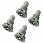 Set of 4 adjustable feet