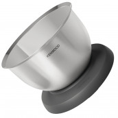 Steel bowl with base