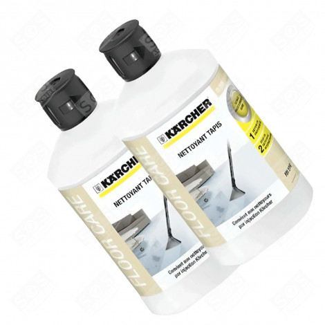 SET OF 2 CARPET AND UPHOLSTERY CLEANERS RM 519, 1 LITER EACH STEAM CLEANER - 6.295-771.0, 62957710