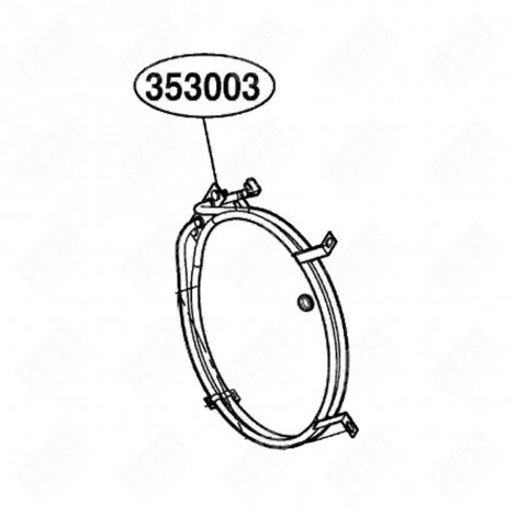 CIRCULAR HEATING ELEMENT GAS / ELECTRIC OVENS - 5300W1S031B