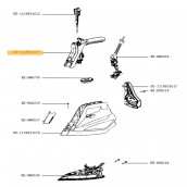 Front handle cover with pump (reference no. SS-1110031677)