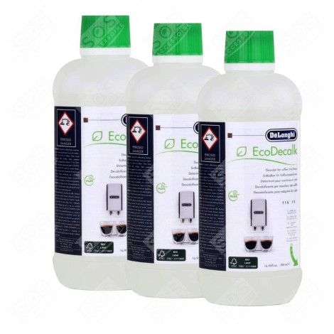 3-PACK - 500ML ECODECALK DESCALER COFFEE MAKER, ESPRESSO - 5513296041, AS00006179
