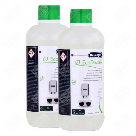 2-PACK - 500ML ECODECALK DESCALER COFFEE MAKER, ESPRESSO - 5513296041, AS00006179
