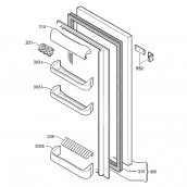 Butter compartment cover (mark 310)