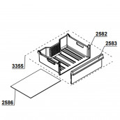 Lower drawer front (mark 2583)