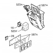 Electronic card (reference No. 587)