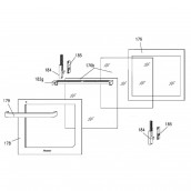 Outer door glass mark 178