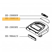 Lid glass (mark SS-208010)