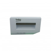 Front panel detergent container