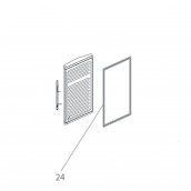 Door gasket reference number 24 (freezer part)
