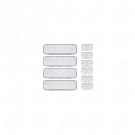 ORIGINAL SET OF FOUR MOPS AND SIX MICROFIBER CLOTHS STEAM CLEANER - PAEU0217