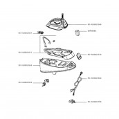 Complete steam iron (reference no. FS-9100023568)