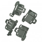Set of 4 attachments for rack mounting (original)