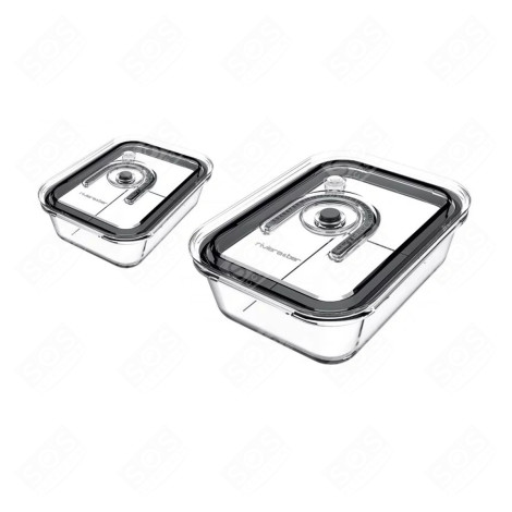 SET OF 2 GLASS CONTAINERS SMALL HOUSEHOLD APPLIANCE - 500681848