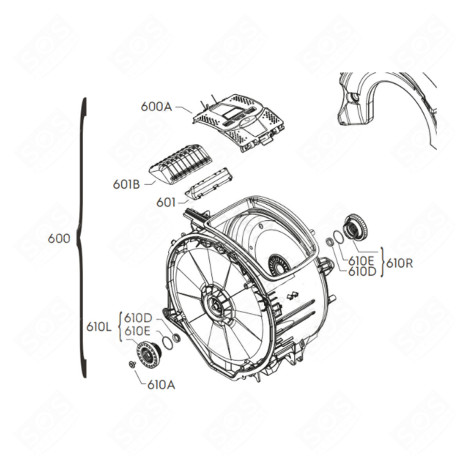 DRUM (MARK 600) WASHING MACHINES - 4055399127