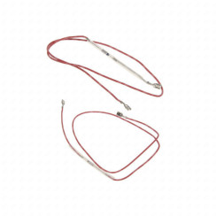 Set of two safety fuses 6.3mm