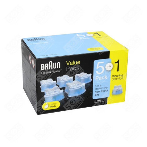 CLEANING CARTRIDGES CCR 5+1 ORIGINAL ELECTRIC SHAVER - CCR5