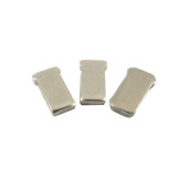 Set of 3 metal locking elements