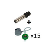 Nozzle + 3 sets of 5 tubes