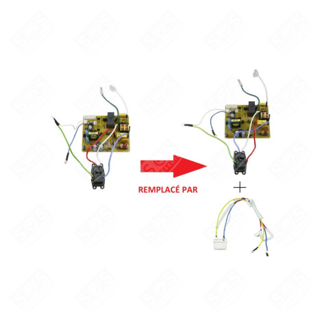 POWER BOARD AND CONNECTOR BLENDER - MS-650267, MS-651355