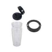 Portable drink bottle for blender