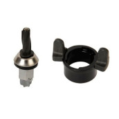 Lock and transmission shaft